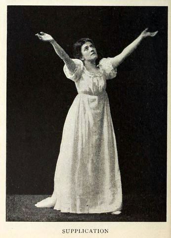 woman posing to show supplication