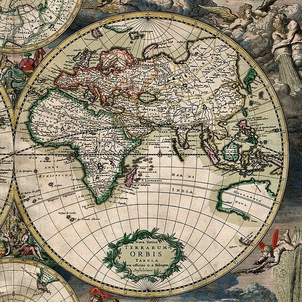 1689 world map