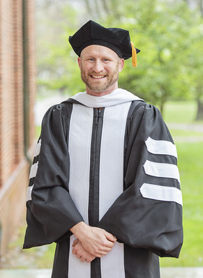 Anthony Miller, in regalia, 2024